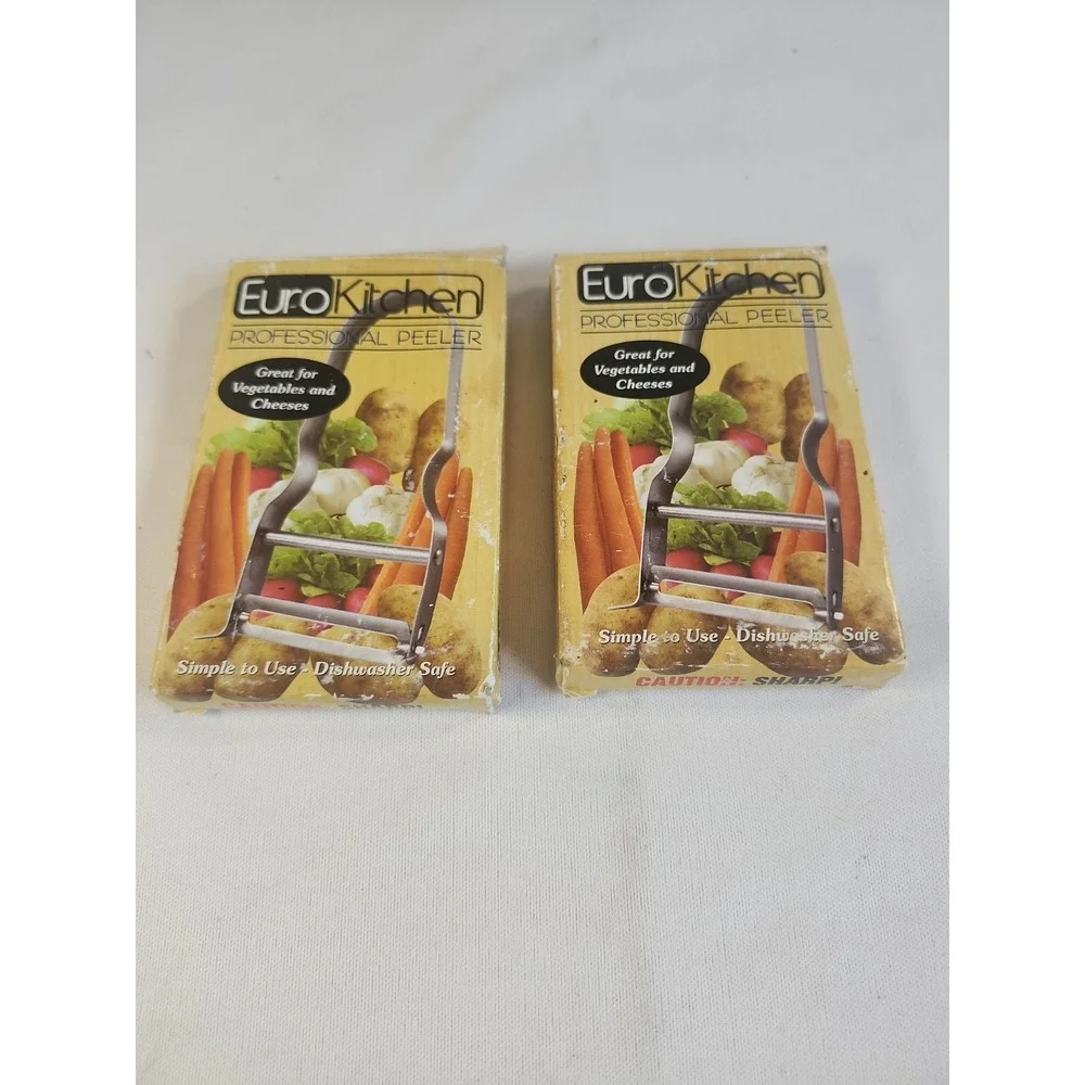 Lot of 2 Euro Kitchen Professional Peeler for Vegeteables & Cheese Item 8711